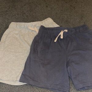 Kids Navy and Gray Shorts Set